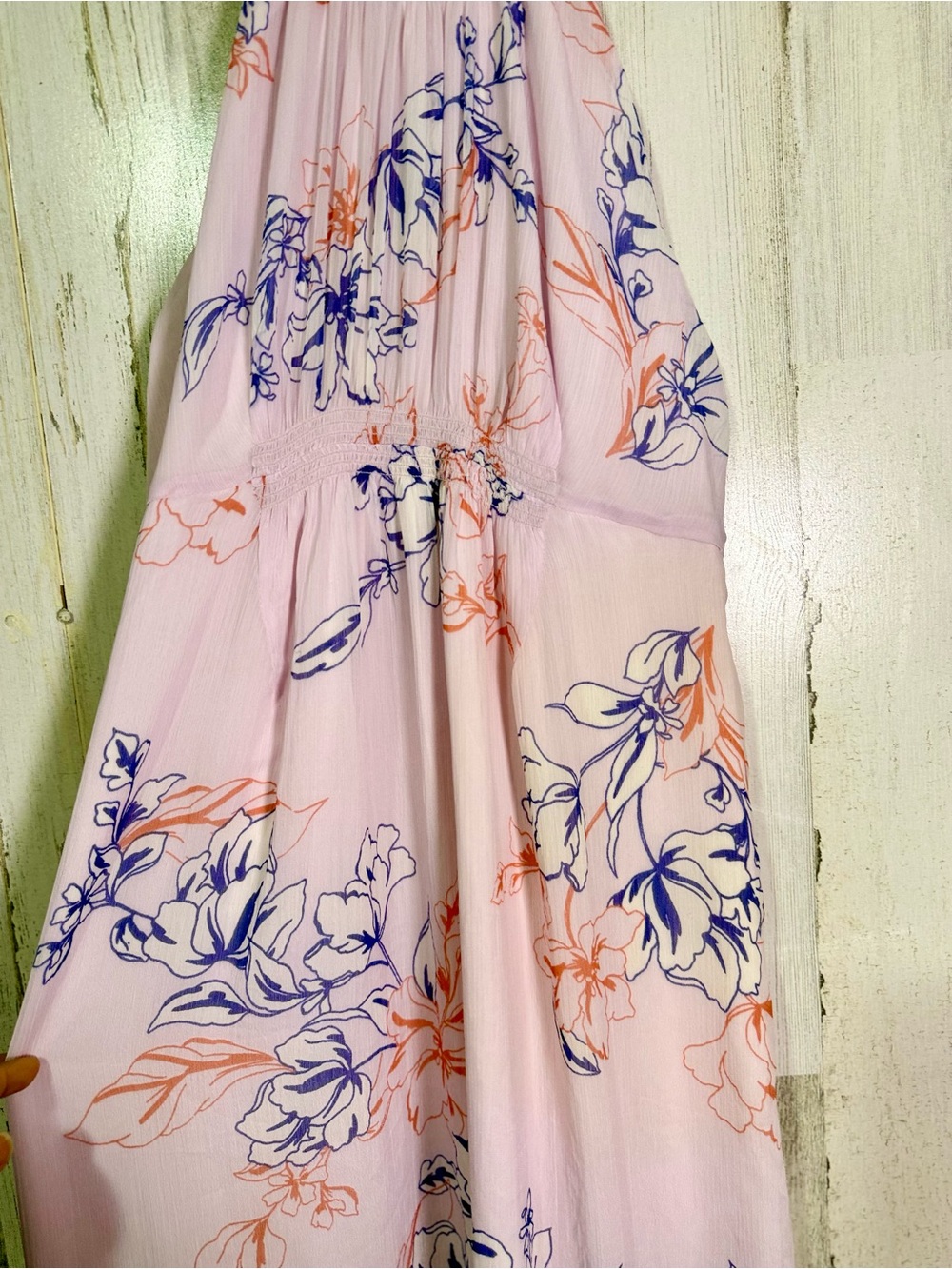 A Pea in the Pod Floral Halter Maxi Dress - Size M - Bohemian, maternity - Picture 7 of 12